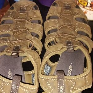 Skechers Olive Sandals for Women